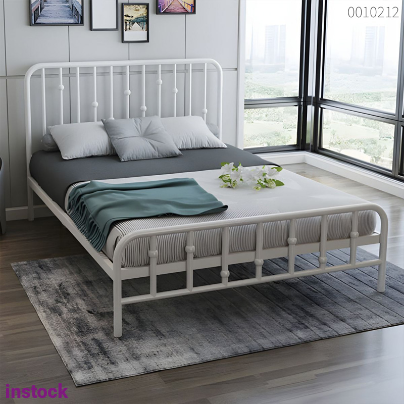 Giường sắt tròn Simon