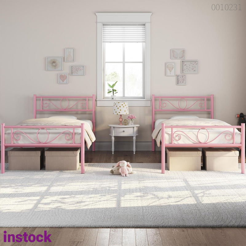 Giường sắt tròn Yuriko