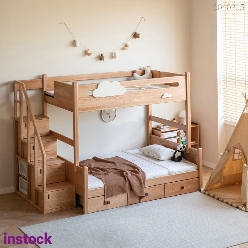 Giường tầng gỗ sồi Elon