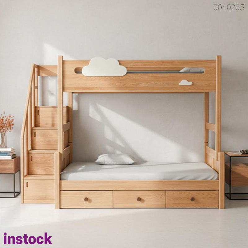 Giường tầng gỗ sồi Elon