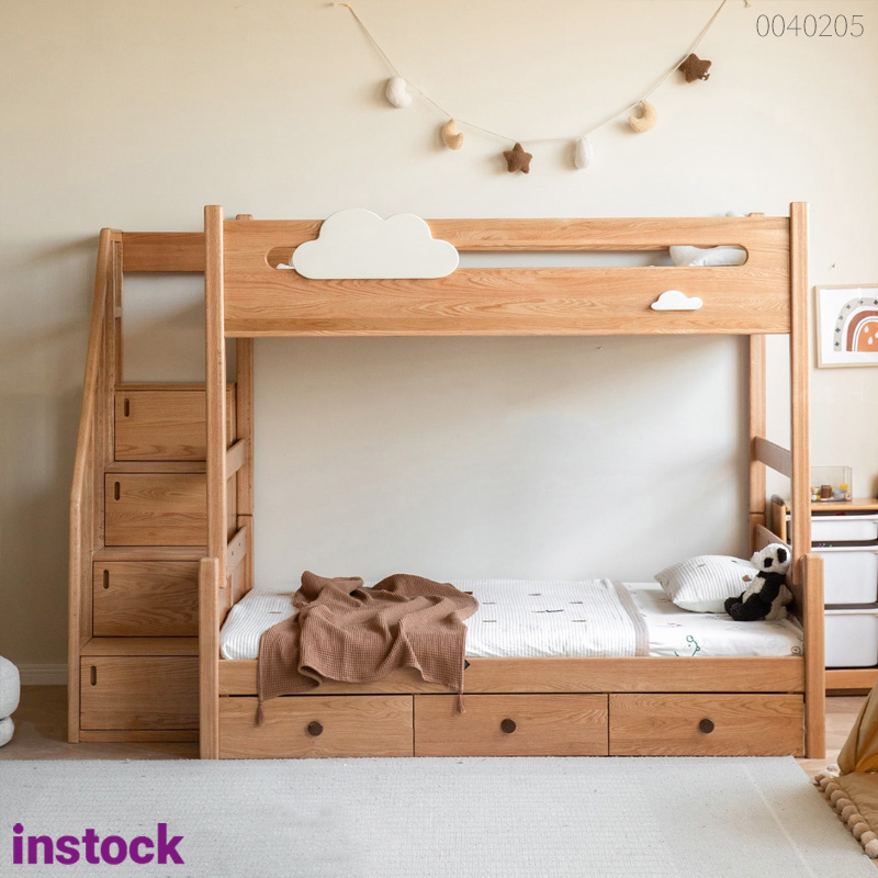 Giường tầng gỗ sồi Elon