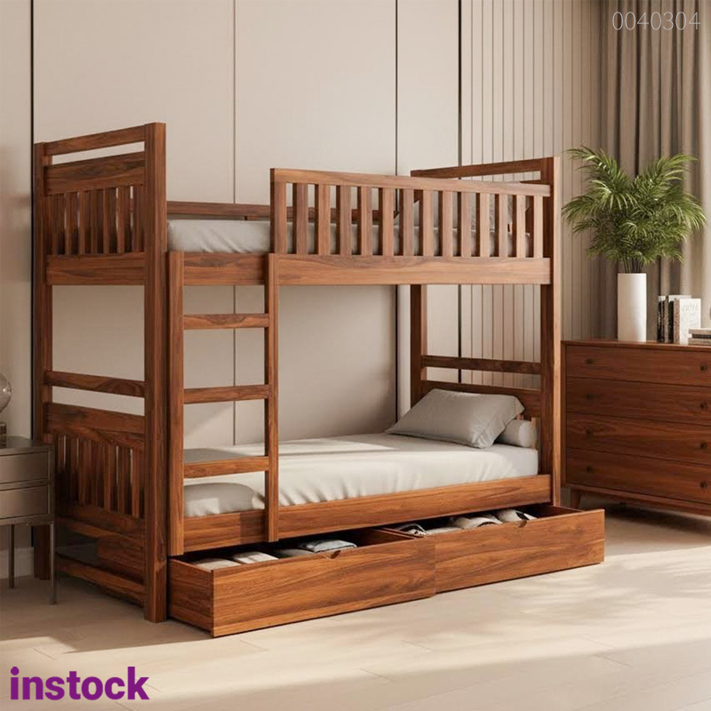 Giường tầng gỗ tràm Haravan