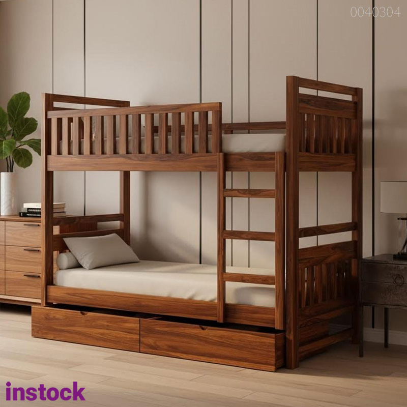 Giường tầng gỗ tràm Haravan