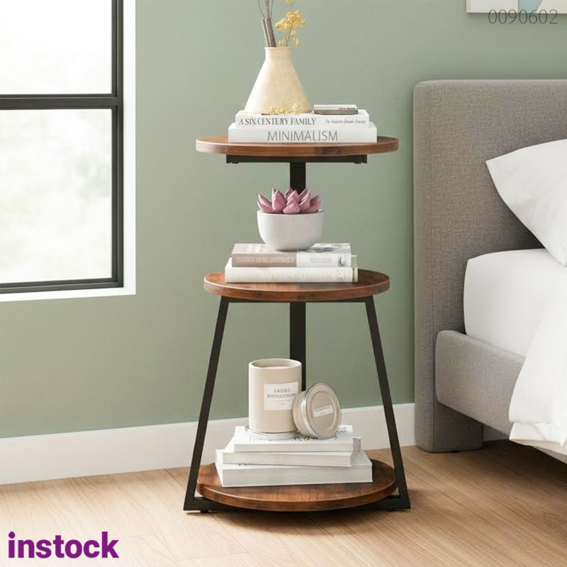 Tủ đầu giường chân sắt Mocca