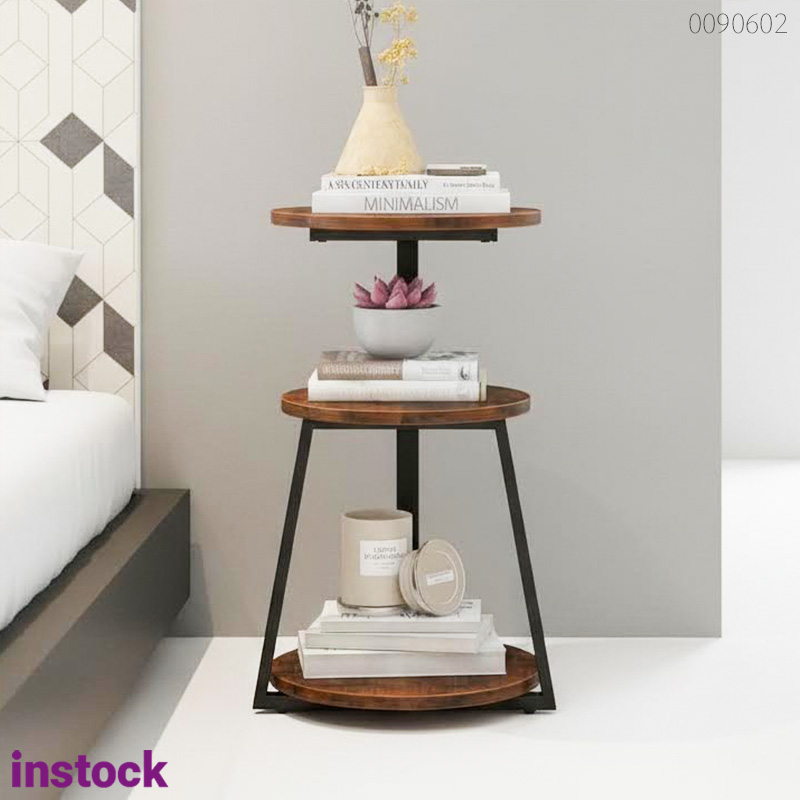 Tủ đầu giường chân sắt Mocca