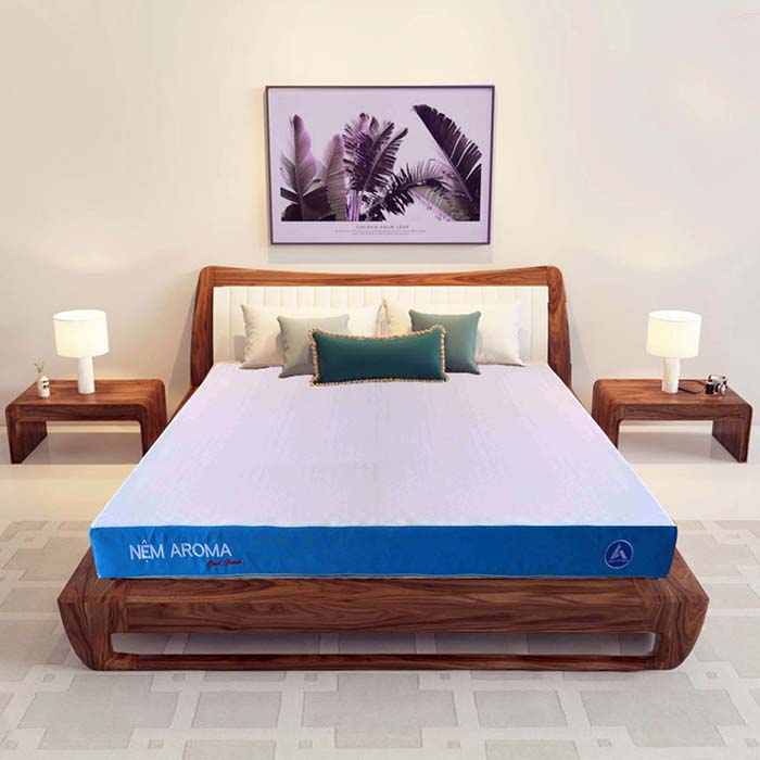 Nệm cao su Aroma - Mẫu mã hiện đại, bền đẹp cùng năm tháng
