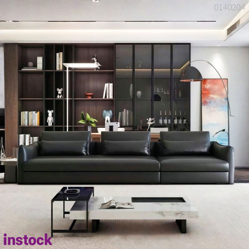 Sofa da bò chữ L Oro 