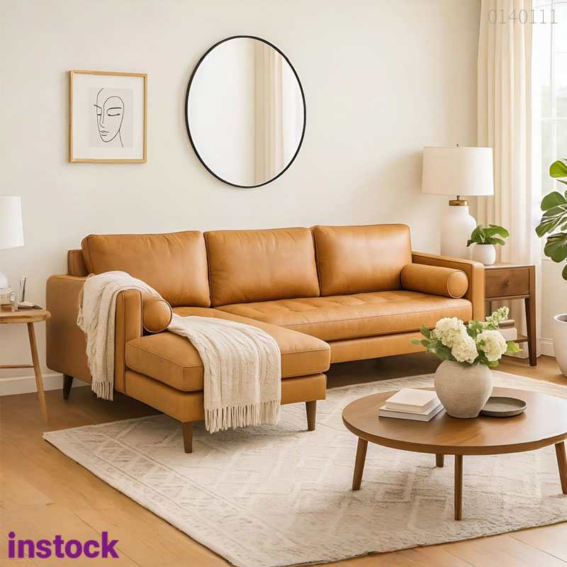 Sofa da chữ L Ecoza