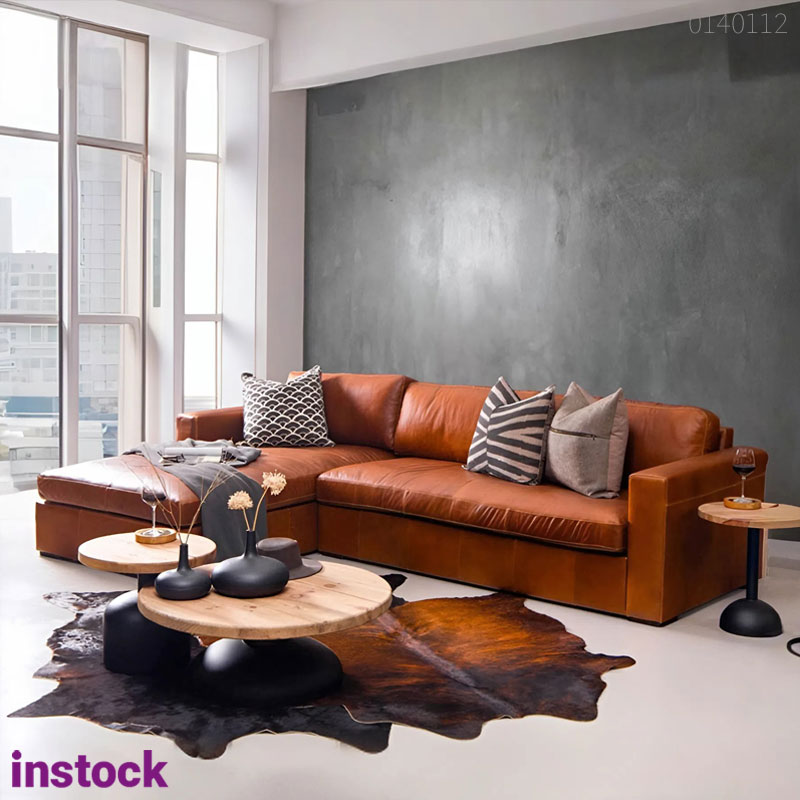 Sofa da chữ L Greya