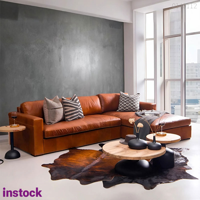Sofa da chữ L Greya