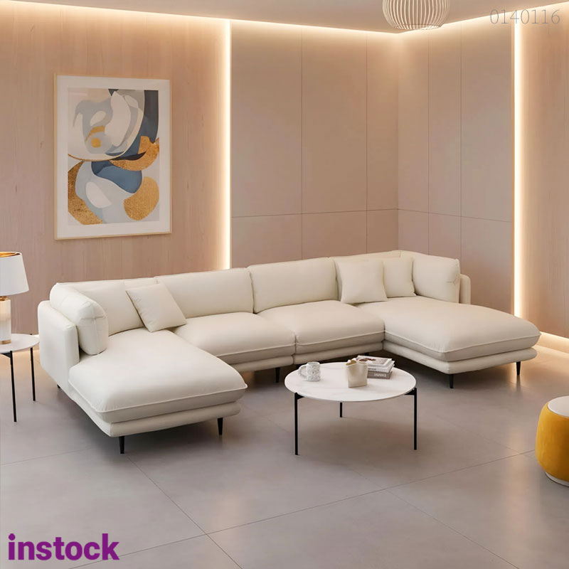 Sofa da chữ U Zen