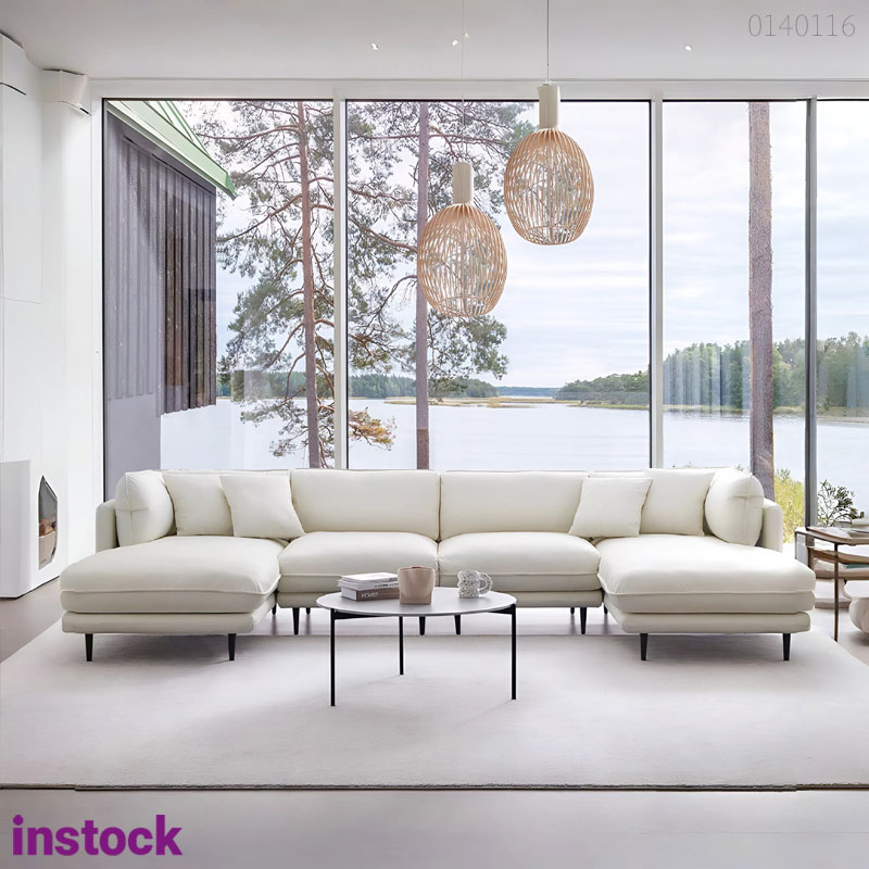 Sofa da chữ U Zen