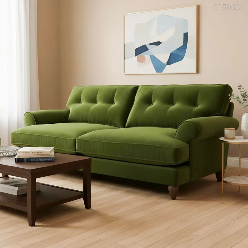 Sofa băng vải nhung Kenzo