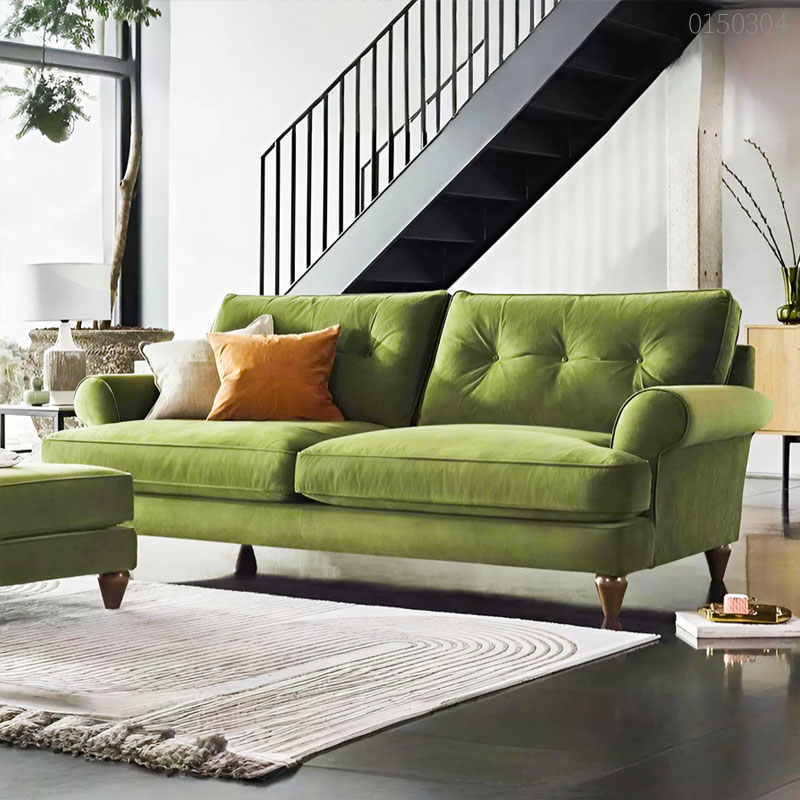 Sofa băng vải nhung Kenzo