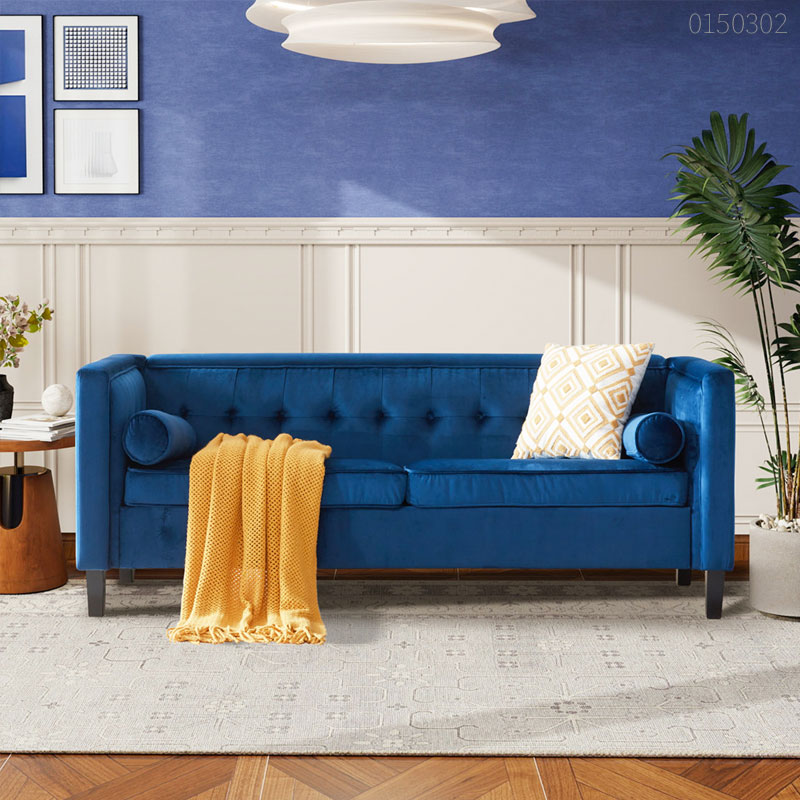 Sofa băng vải nhung Vline