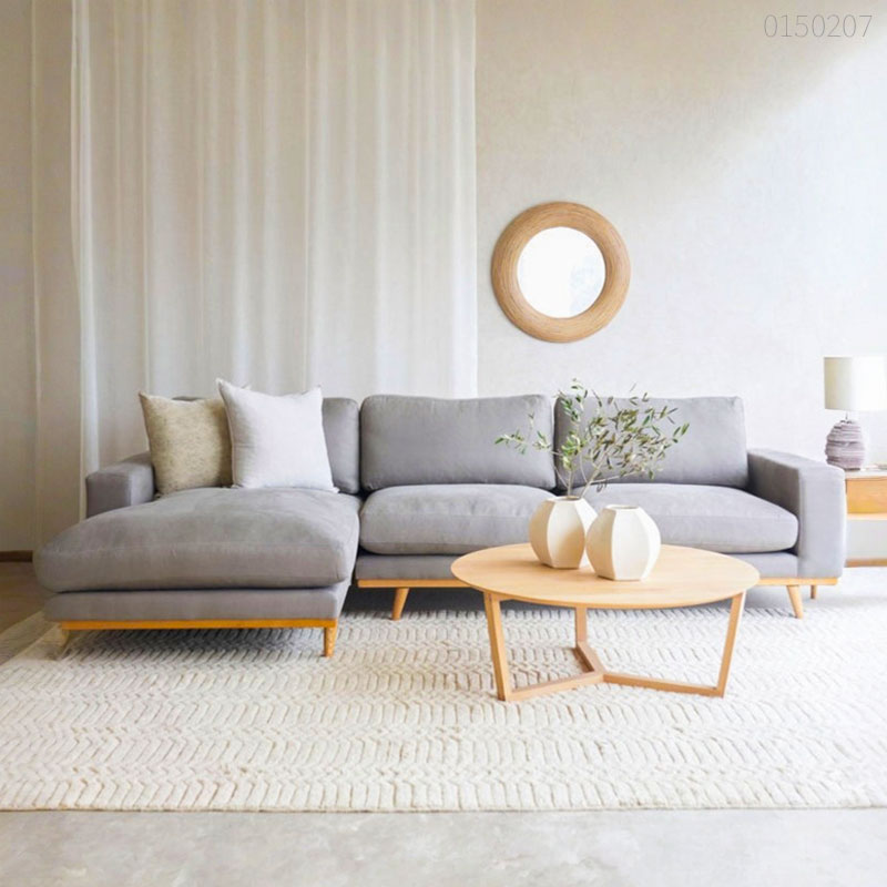 Sofa vải nỉ chữ L Dorian