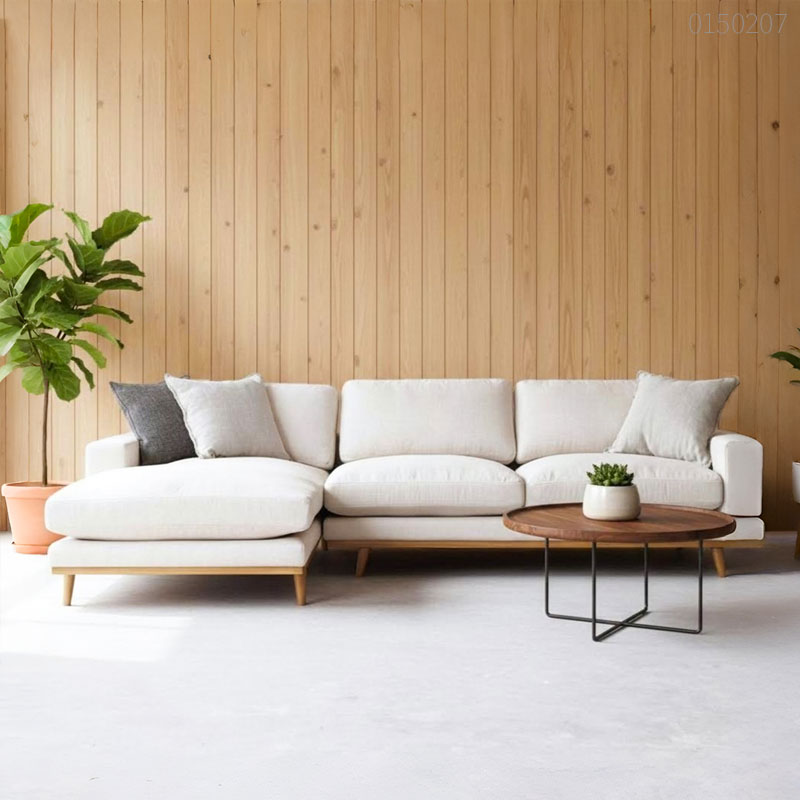 Sofa vải nỉ chữ L Dorian