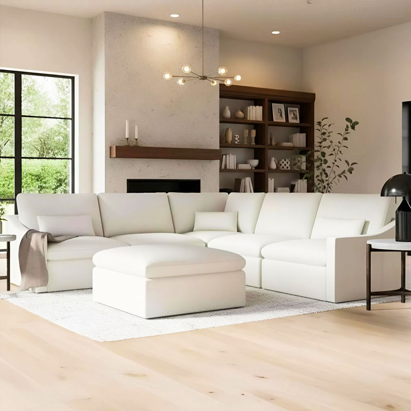 Sofa vải nỉ góc Mika