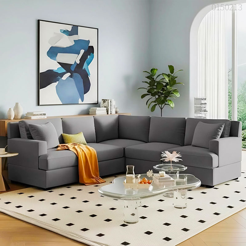 Sofa vải nỉ góc Vibra