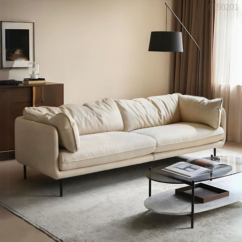 Sofa băng vải nỉ Maca