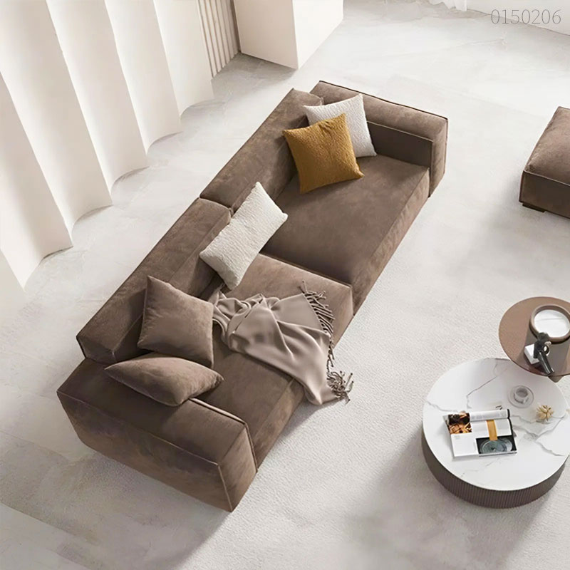 Sofa vải nỉ chữ L Haruto