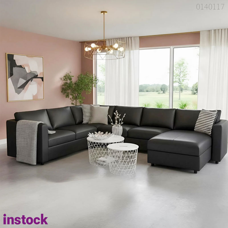 Sofa da góc Luxa