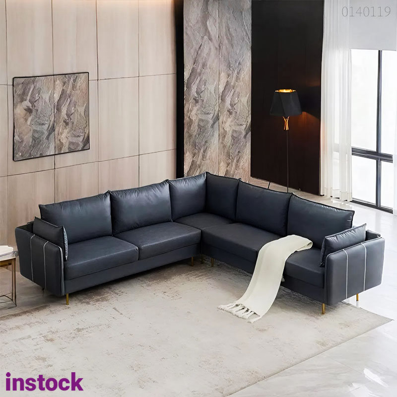 Sofa da góc Purex
