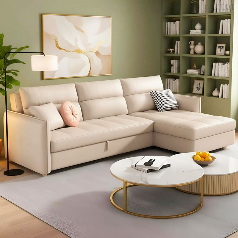Sofa giường kéo da Rego