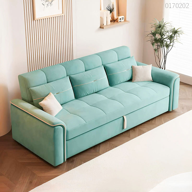 Sofa giường kéo nỉ Daikin
