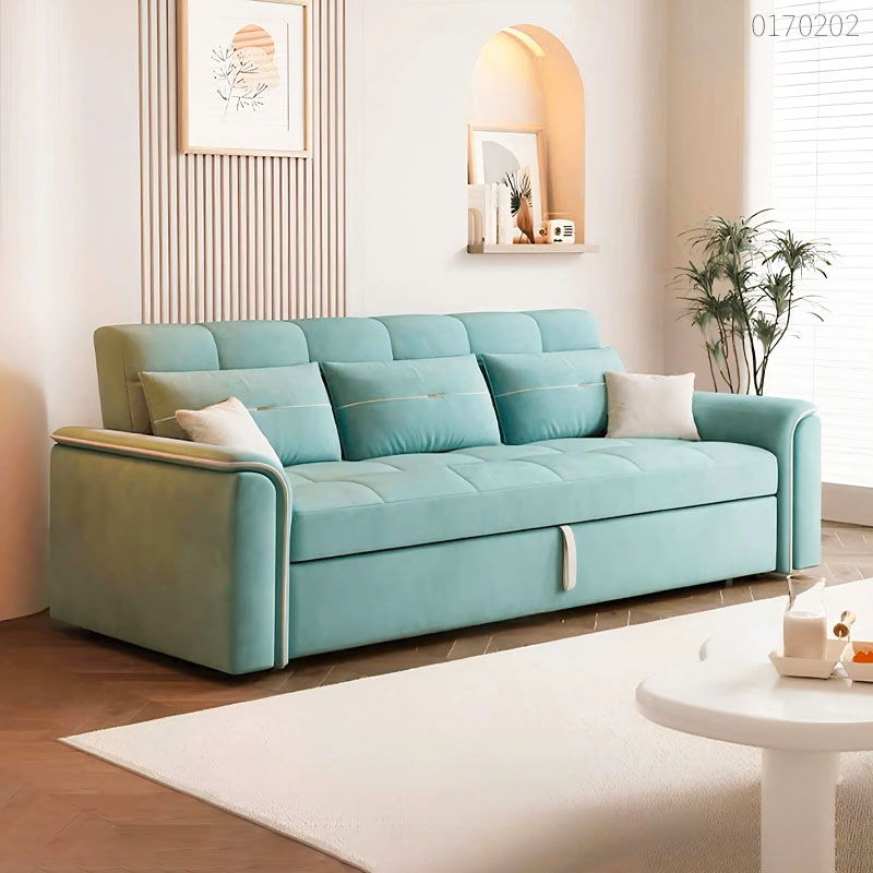 Sofa giường kéo nỉ Daikin