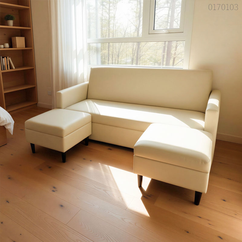 Sofa giường kéo da Morio