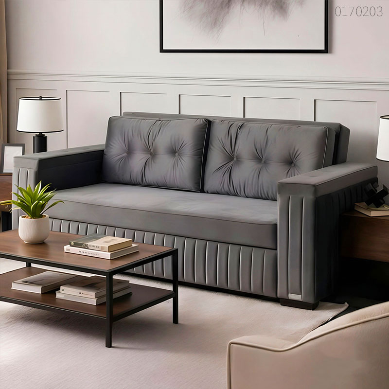 Sofa giường kéo nỉ Daisy