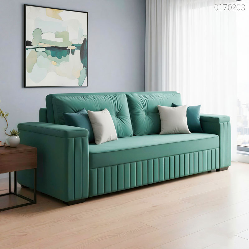 Sofa giường kéo nỉ Daisy