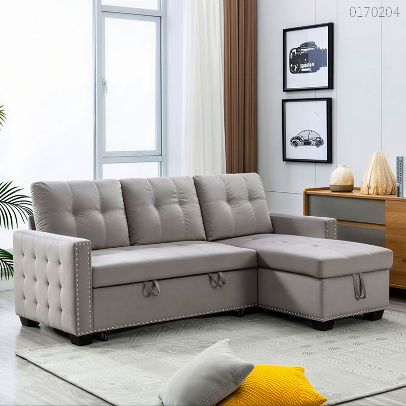 Sofa giường kéo nỉ Kitano