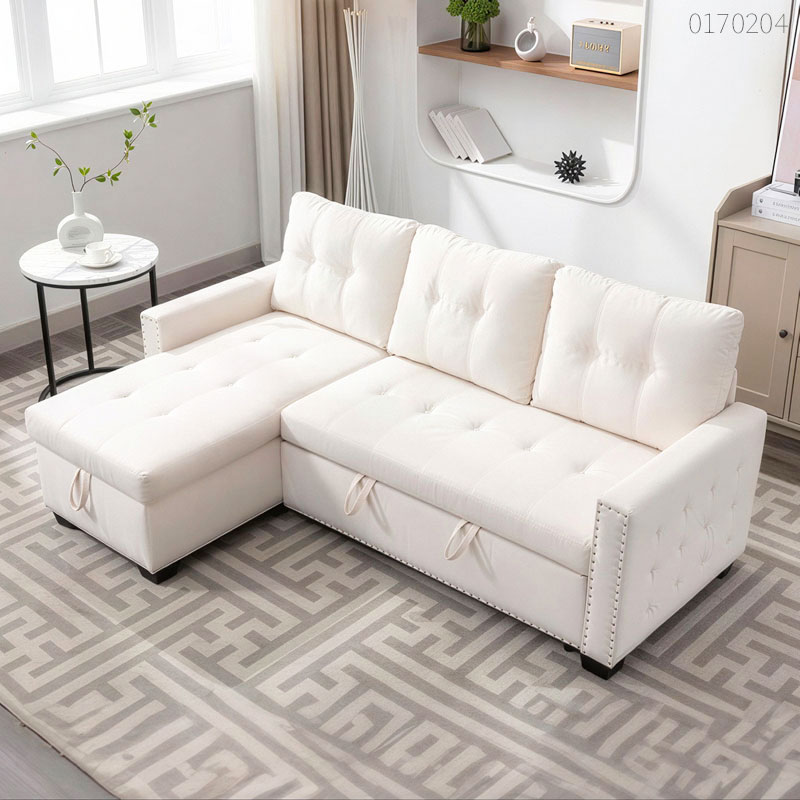 Sofa giường kéo nỉ Kitano