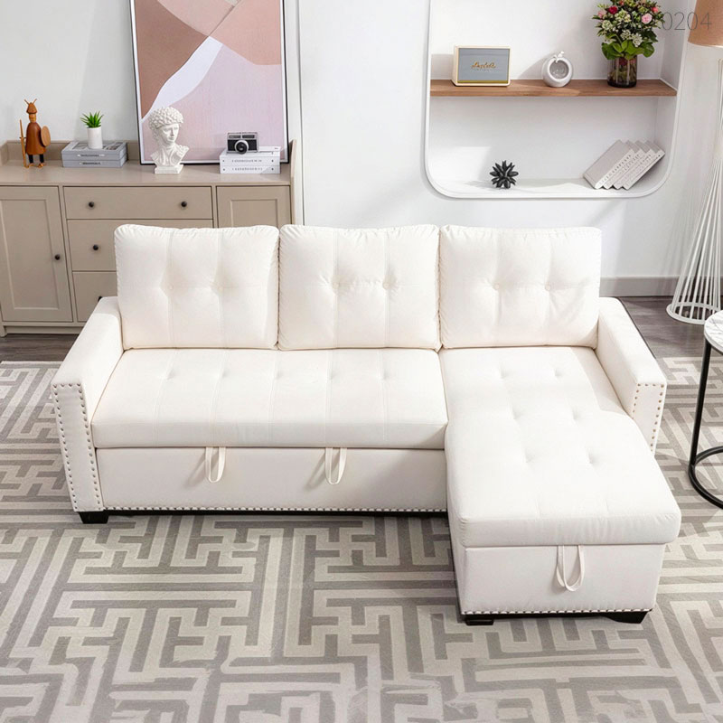 Sofa giường kéo nỉ Kitano