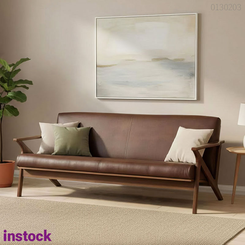 Sofa gỗ óc chó Emi
