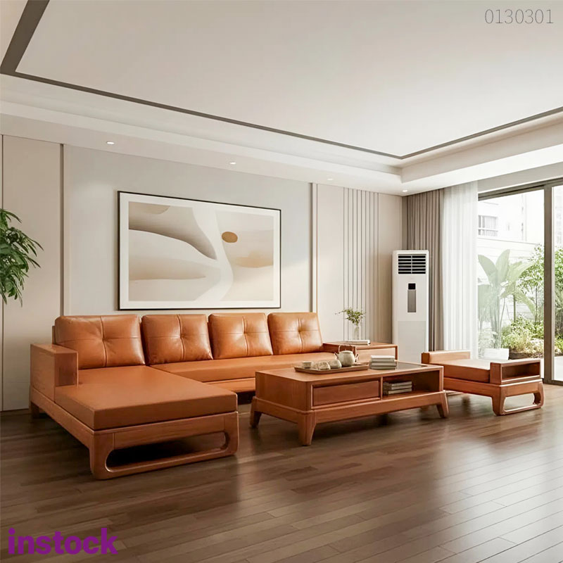 Sofa gỗ hương Kendy
