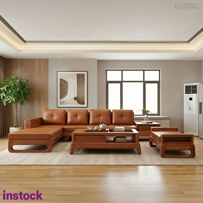 Sofa gỗ hương Kendy