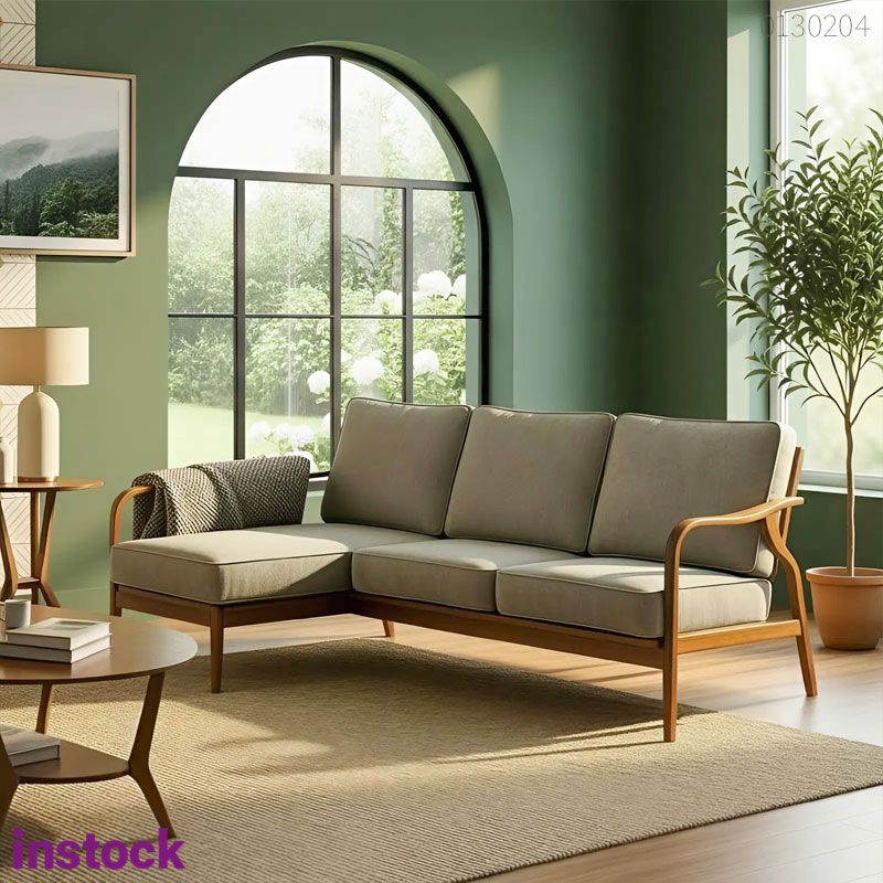 Sofa gỗ óc chó Kido