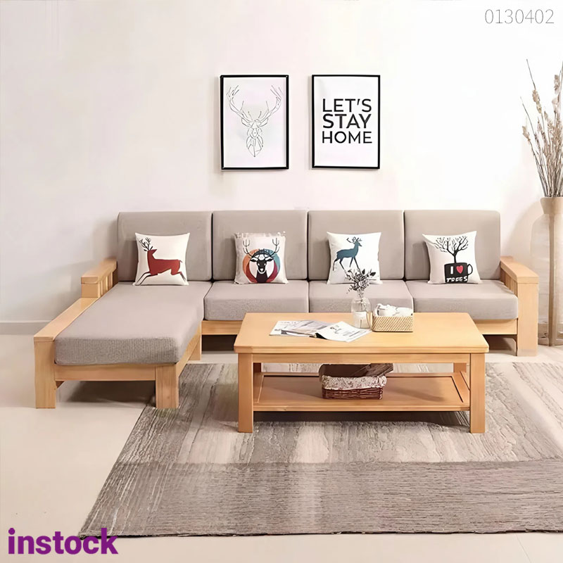 Sofa gỗ cao su Maya