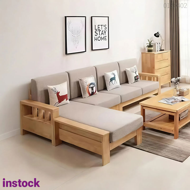Sofa gỗ cao su Maya