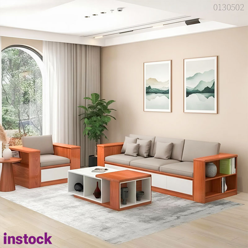 Sofa gỗ xoan đào Natali