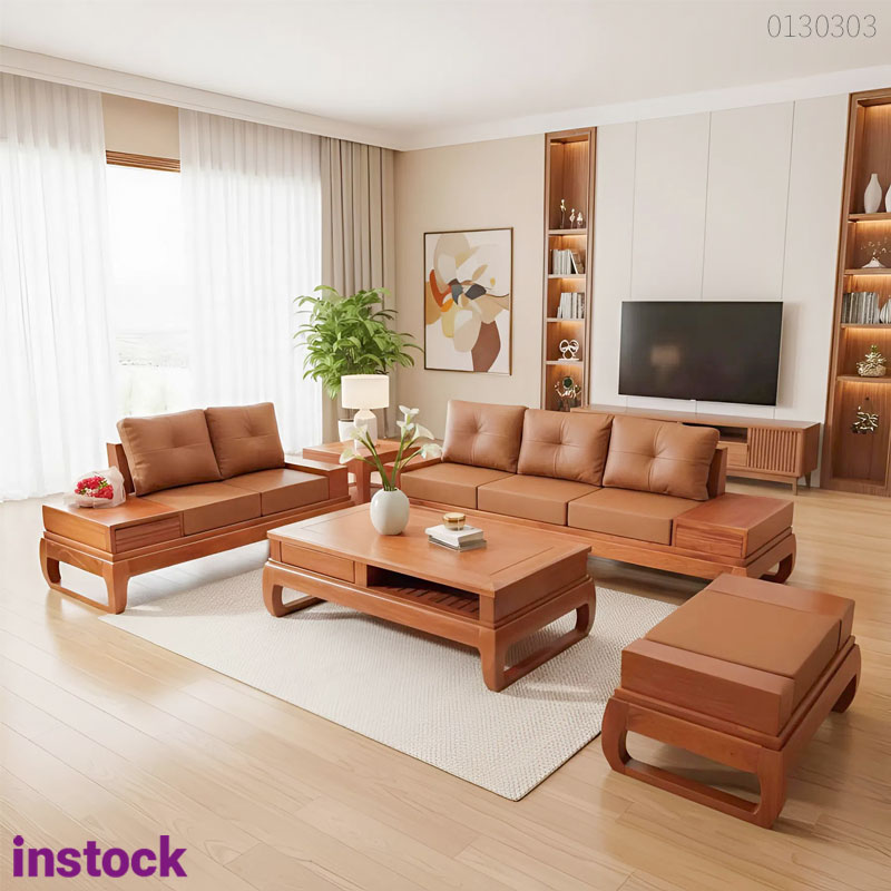 Sofa gỗ hương Plaza