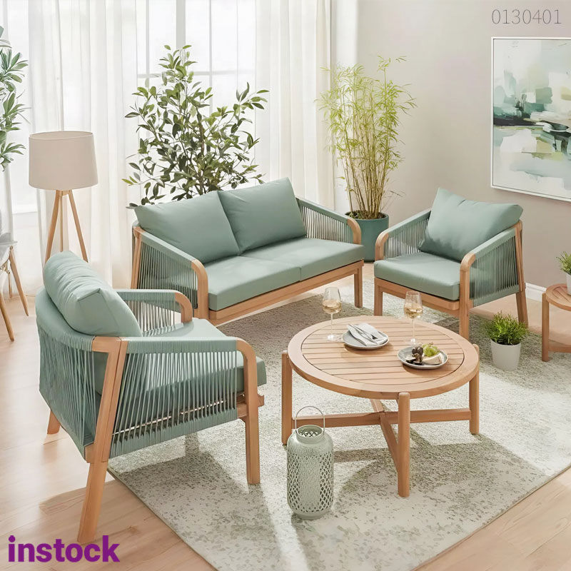 Sofa gỗ cao su Taco