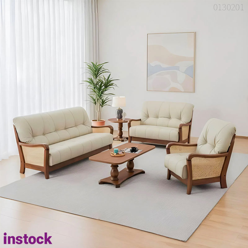 Sofa gỗ óc chó Toshi
