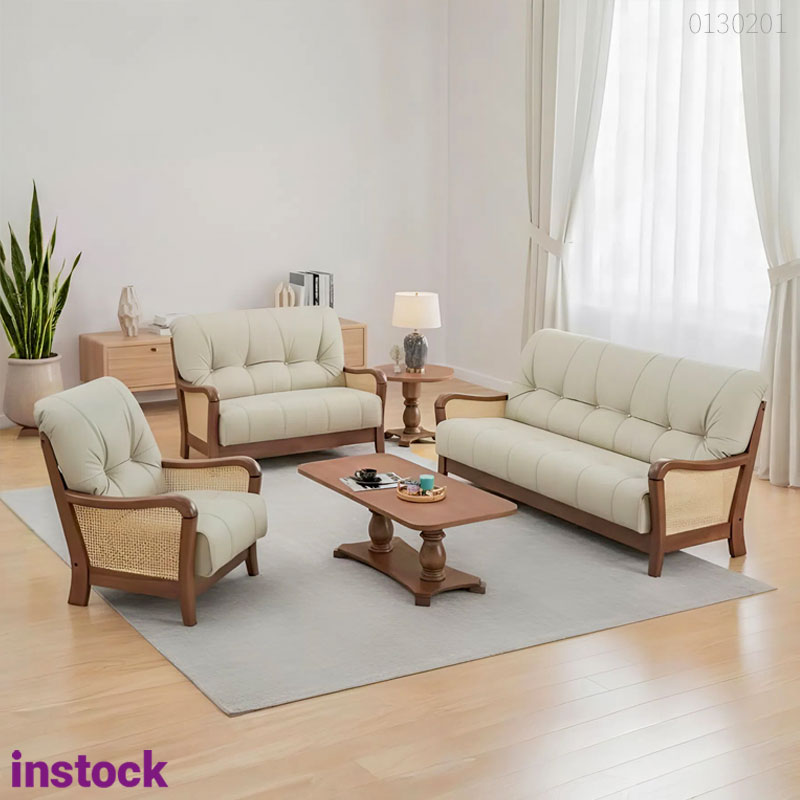 Sofa gỗ óc chó Toshi