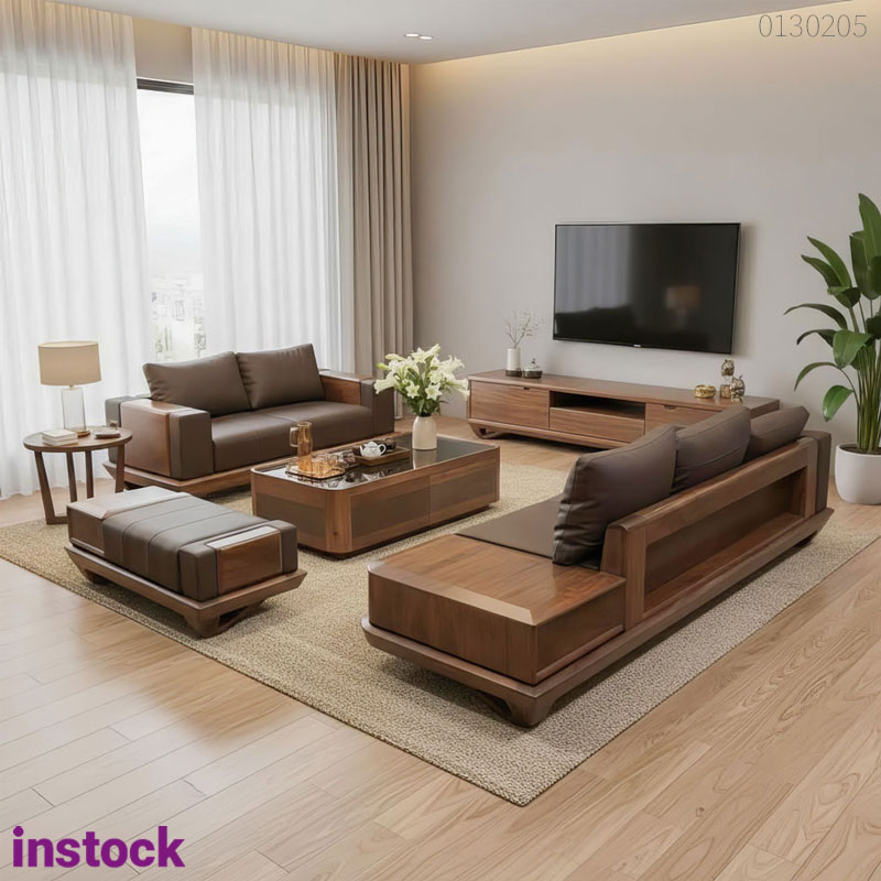 Sofa gỗ óc chó Venus