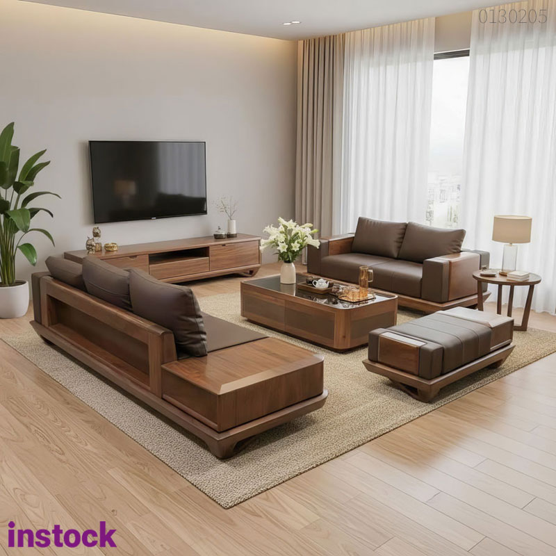 Sofa gỗ óc chó Venus