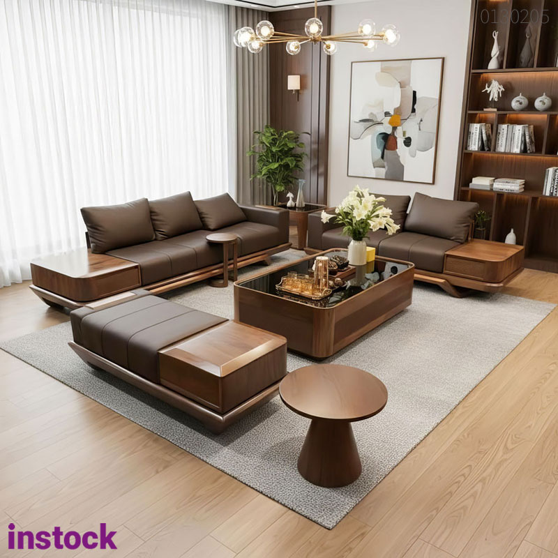 Sofa gỗ óc chó Venus